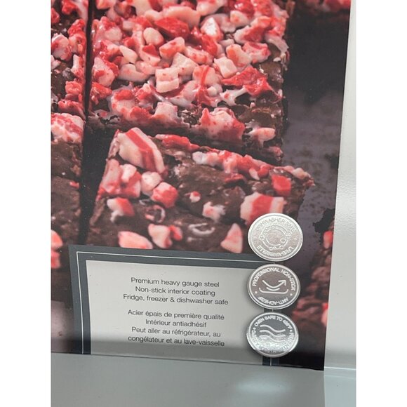 Masterclass Rectangle Non-Stick Cake Pan 13" Heavy Gauge Steel Fridge/Freezer/Di - Picture 3 of 4